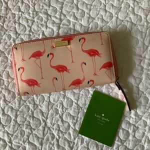 Kate Spade “Flamingo” wallet